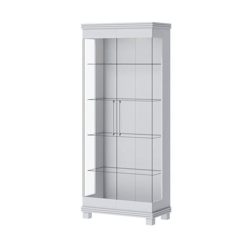 Cristaleira Nexus Off White Portas de Vidro 175cm - 79098