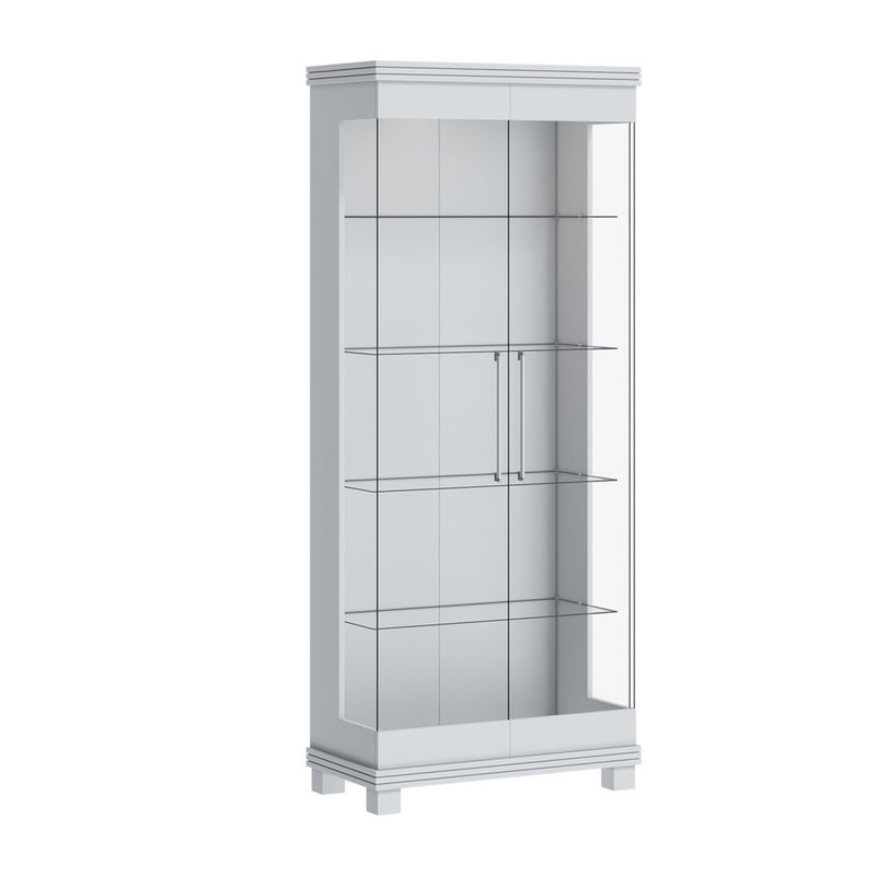 Cristaleira Nexus Off White Portas de Vidro 175cm - 79098