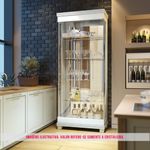 Cristaleira Nexus Off White Portas de Vidro 175cm - 79098