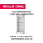 Cristaleira Nexus Off White Portas de Vidro 175cm - 79098