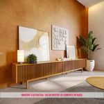 Rack Abra Cor Nature 3 Gavetas 264cm - 76906 76906