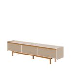 Rack Abrace Cor Off White Tela Sintética 264cm - 79112