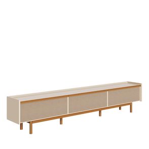Rack Abrace Cor Off White Tela Sintética 184cm - 79120