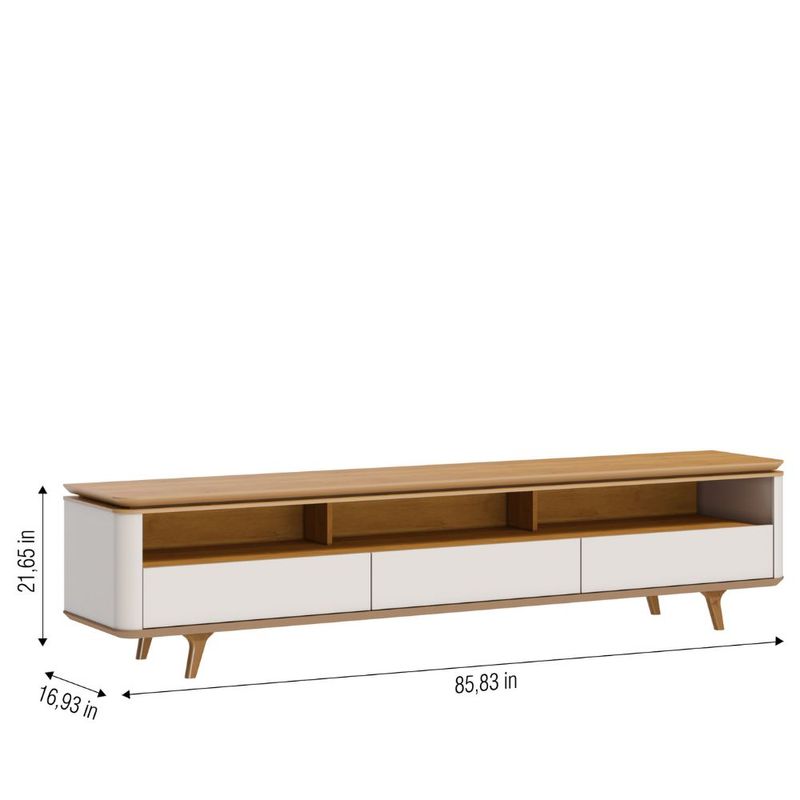 Rack Crono Cor Off White Com Nature 180cm - 75122 75122