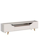 Rack Refúgio Off White 2 Portas 1 Gaveta 220cm - 79144