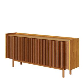 Buffet Abra Ripado Cor Nature 4 Portas 160cm - 78292