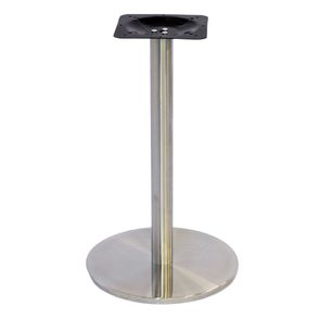 Base de Mesa Bistro Georgia Redonda em Inox - 24998