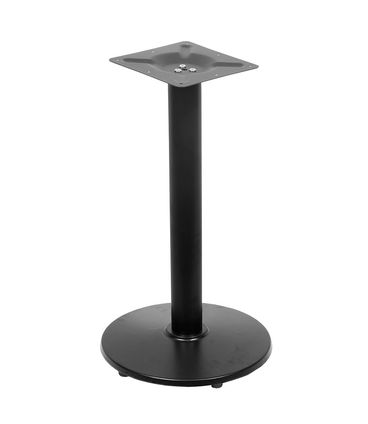 Base para Mesa Luisiana Redonda Ferro Pintado Preto - 38580