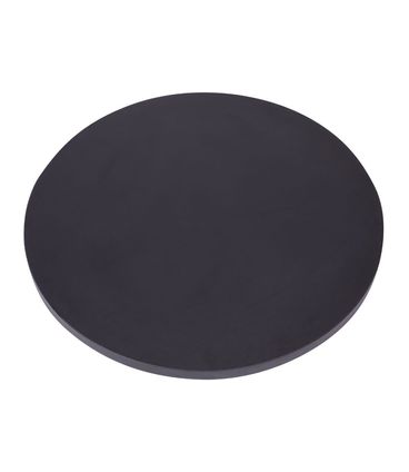 Tampo de Madeira Preto 60 CM Redondo - 25091