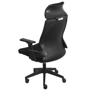 Cadeira Office Norel Sistema Relax Tela Preta - 79360