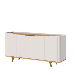 Buffet Crono Cor Off White Com Nature 4 Portas 160cm - 79421