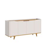 Buffet Crono Cor Off White Com Nature 4 Portas 160cm