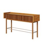 Aparador Abra Ripado Cor Nature 2 Gavetas 140cm - 76913