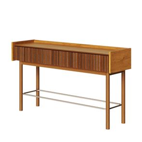 Aparador  Abra Ripado Cor Nature 2 Gavetas 140cm - 76913