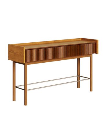 Aparador  Abra Ripado Cor Nature 2 Gavetas 140cm - 76913