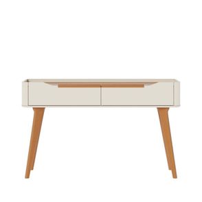 Aparador Crono Cor Off White Com Nature 2 Gavetas 136cm - 75127