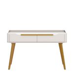 Aparador Crono Cor Off White 2 Gavetas 136cm - 79450