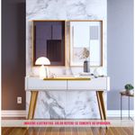 Aparador Crono Cor Off White 2 Gavetas 136cm - 79450