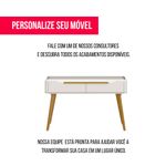 Aparador Crono Cor Off White 2 Gavetas 136cm - 79450