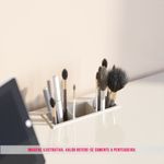 Penteadeira Queen Cor Off White Espelho Led 116cm - 7945