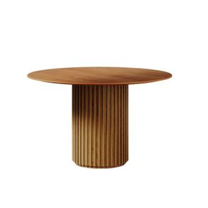 Mesa de Jantar Woodi Redonda Cor Cinamomo 135cm - 79292