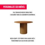 Mesa de Jantar Woodi Redonda Cor Cinamomo 135cm - 7