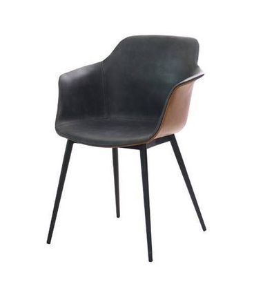 Cadeira Malia Caramelo com Cinza Escuro 83cm - 66258